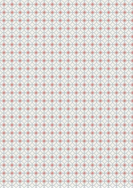 Lewis & Irene Marrakech Moroccan Pink Small Tile 112 cm breit, 100% Baumwolle Lewis & Irene Marrakech Moroccan Pink Small Tile 112 cm breit, 100% Baumwolle