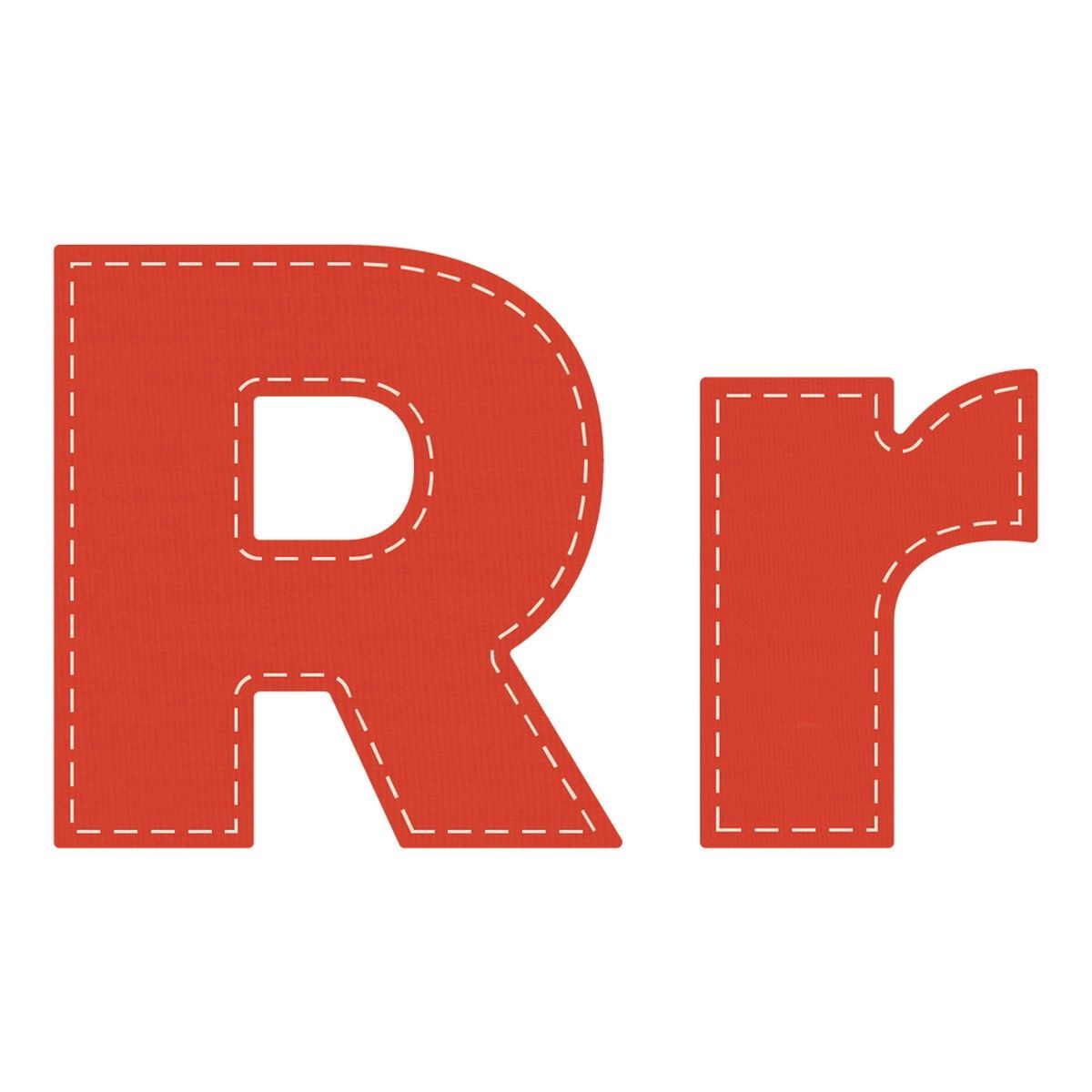 Crafters Edge Die Set Letter R r