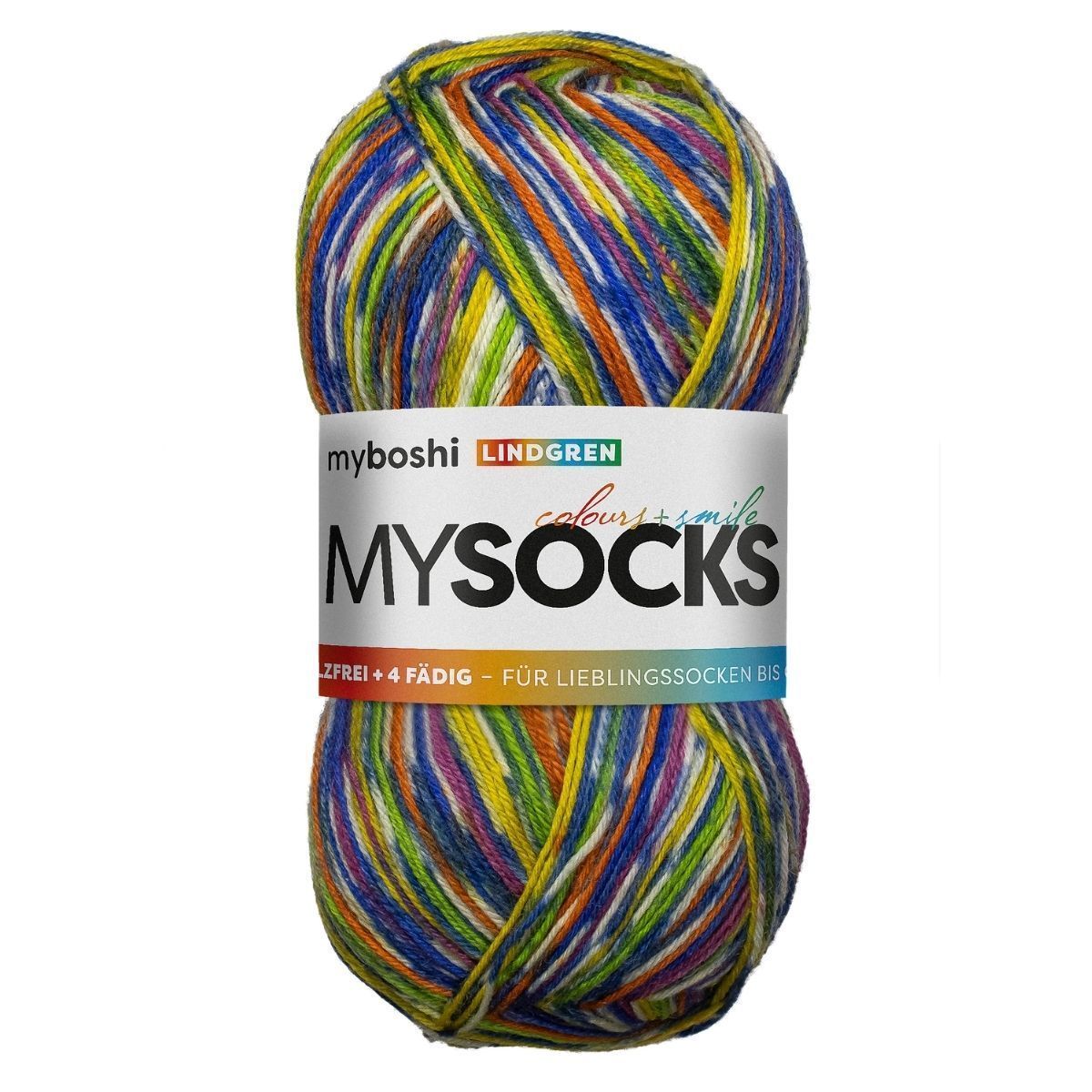 myboshi mysocks 75% virgin wool, 25% polyamide Lindgren myboshi mysocks 75% virgin wool, 25% polyamide Lindgren