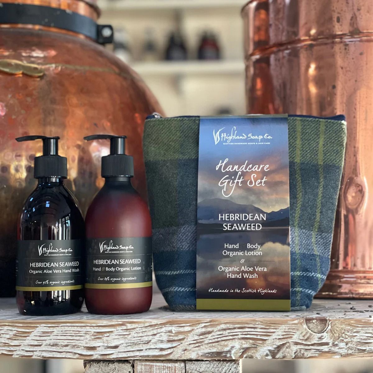 Highland Soap Hand Care Gift Set Hebridean Seaweed