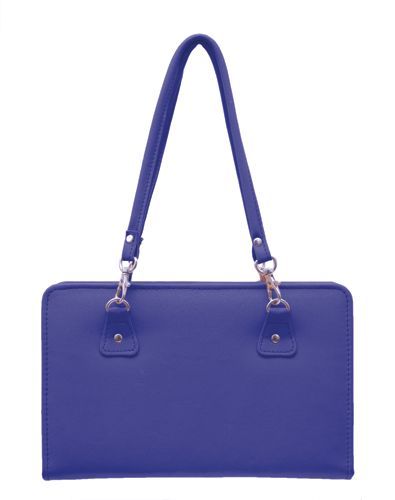 KnitPro Faux Leather Bag blue