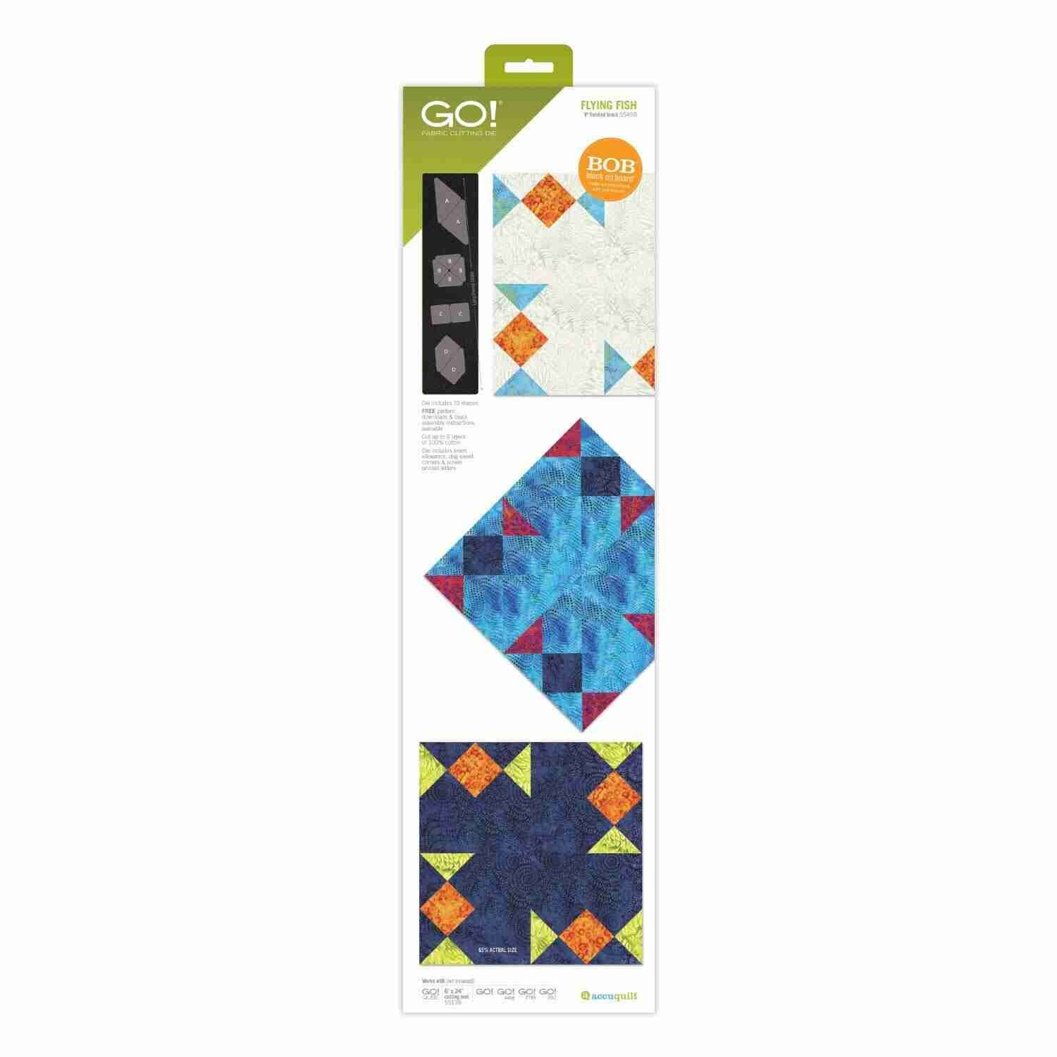Accuquilt Stanzform GO! Flying Fish 