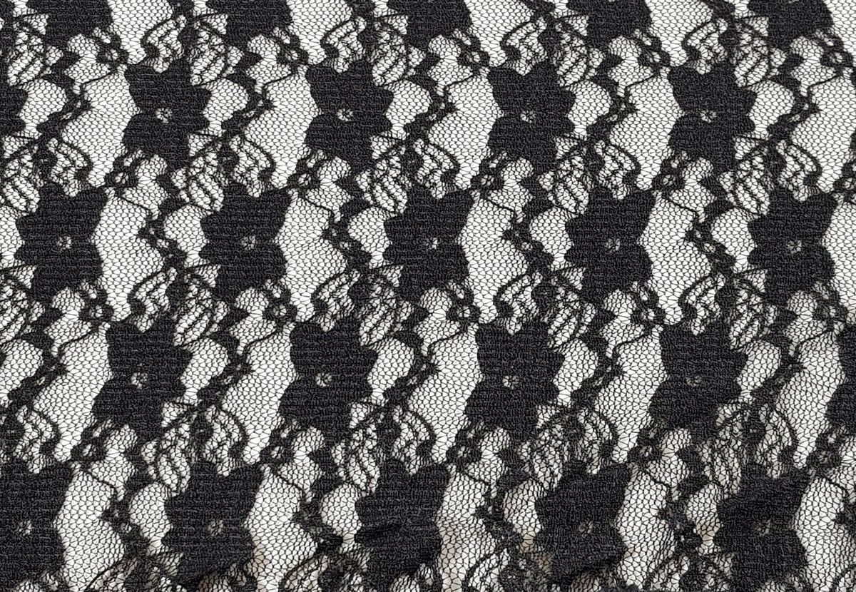 Visage Textiles Ltd-Spitze Elasthan schwarz_46-121201_