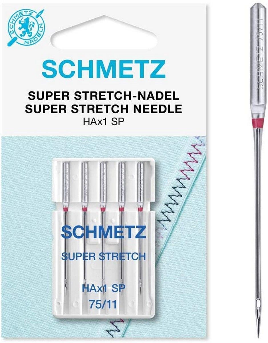 Nähmasch.Nadel Schmetz Super Stretch 5St. 75er , 130/705 H-S Nähmasch.Nadel Schmetz Super Stretch 5St. 75er , 130/705 H-S