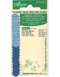 Flower Head Pins fine 0,45 mm x 50 mm  20 pcs, VE6