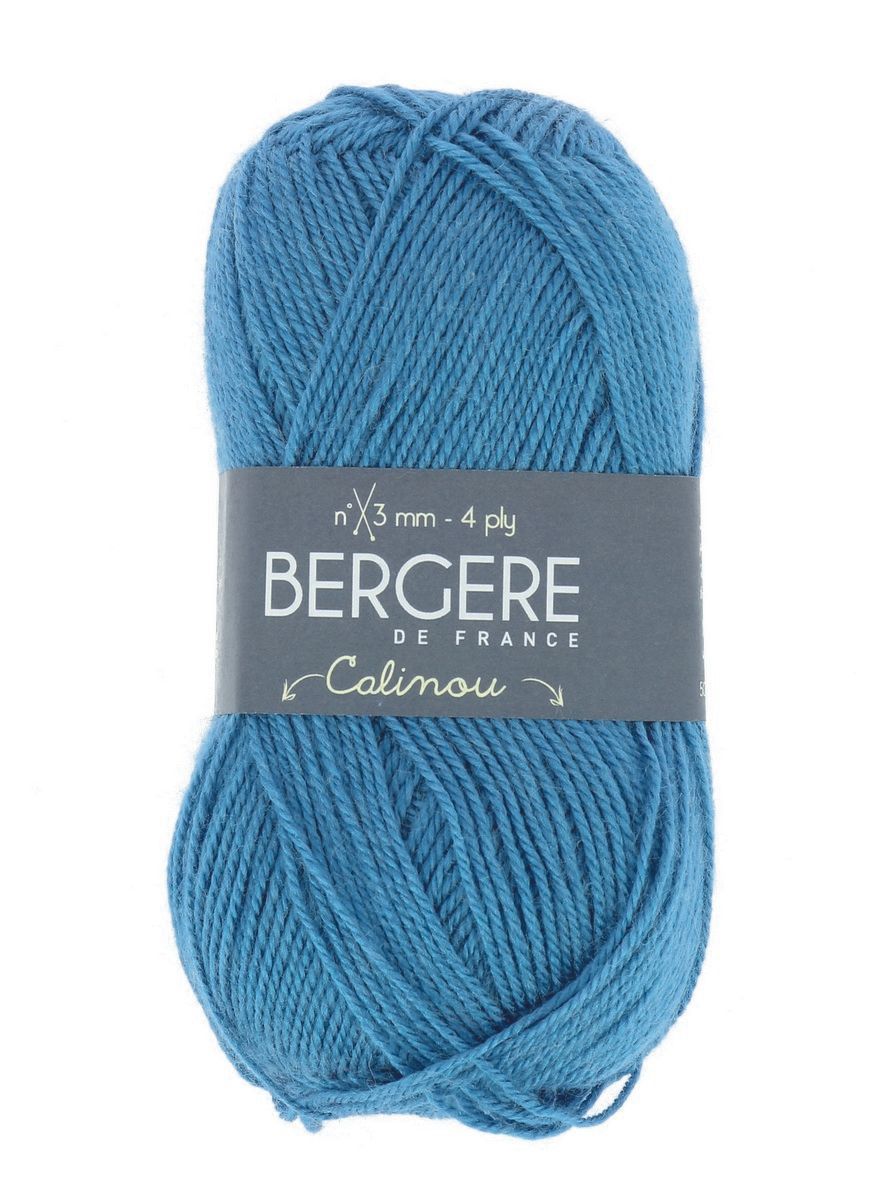 Bergere Calinou 75% Polyacryl, 25% Wolle 185m/50g,  Nadelstärke 2,5-3,0, Fb. Lac