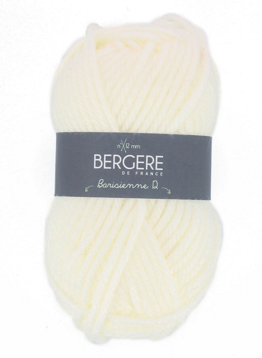 Bergere Barisienne 12, 100% Polyacryl 75m/150g,  Nadelstärke 12,0 Fb. Iceberg
