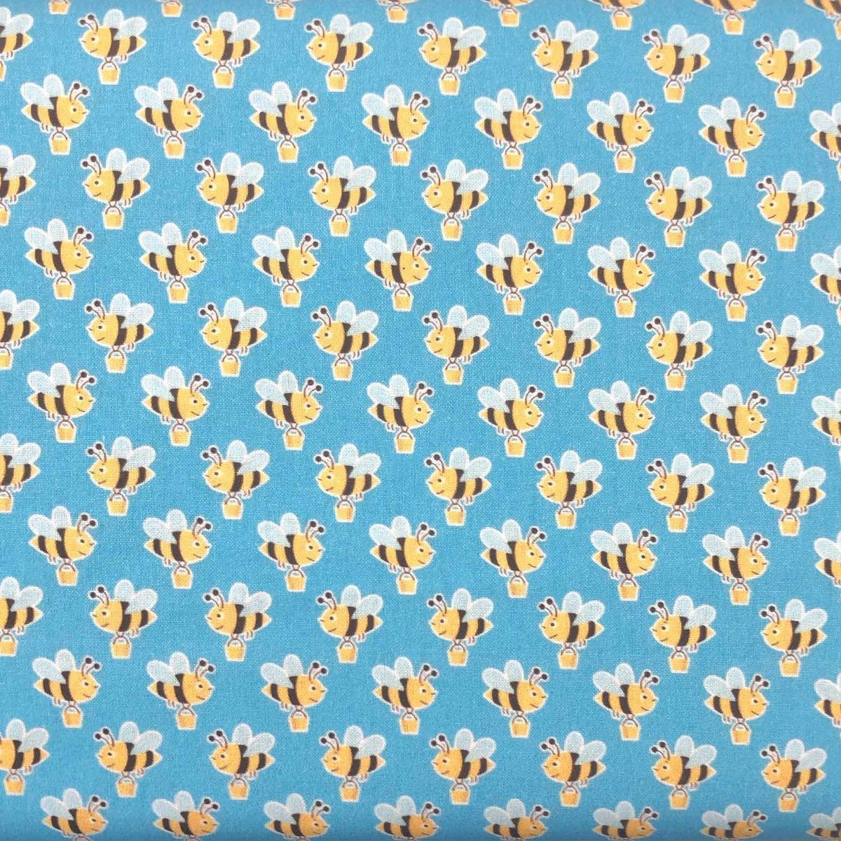 Cotton fabric Buzzy  Bee width 44", 11 yd Bulk, 100% CO