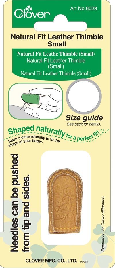 Clover MFG Co.Ltd.-Fingerhut Natural Fit Gr. S /VE3_24-6028_