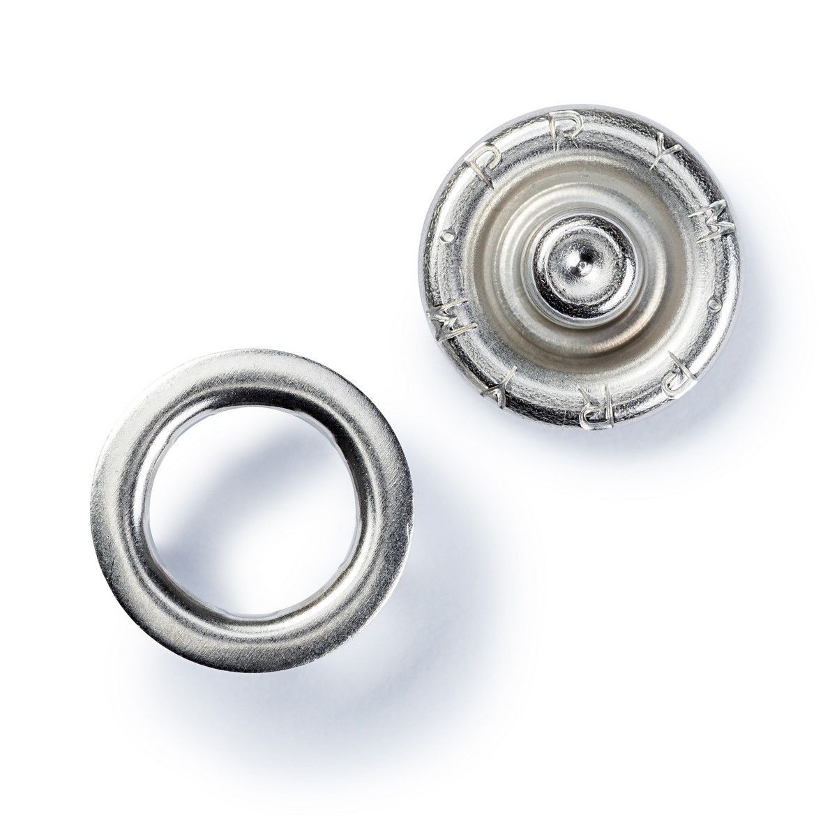 Prym Consumer Europe GmbH-Prym NF-Druckknopf Jersey MS 8 mm silberfarbig 10St_365-390100_