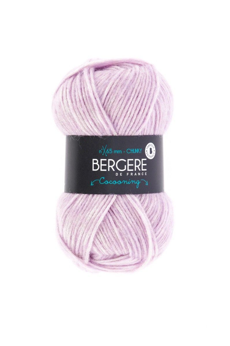 Bergere Cocooning 47% Polyester, 27% Wool, 26% Polyacrylic, 125m/50g,  col. Parme