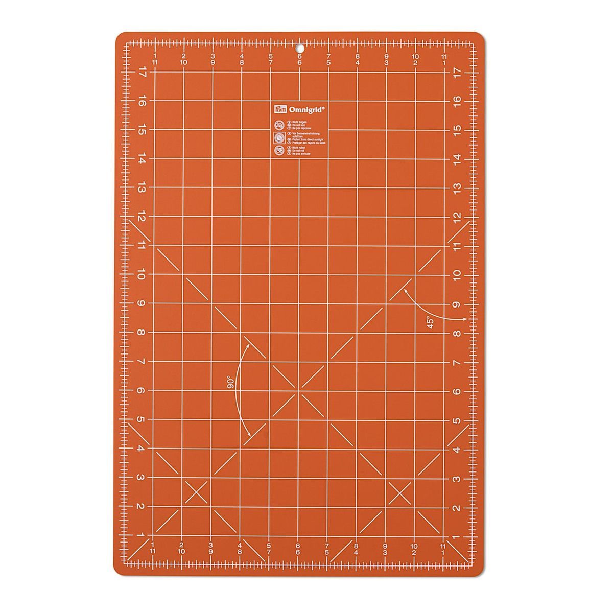 Prym Consumer Europe GmbH-Schneideunterlage 30 x 45 cm cm/inch orange 1St_365-611466_