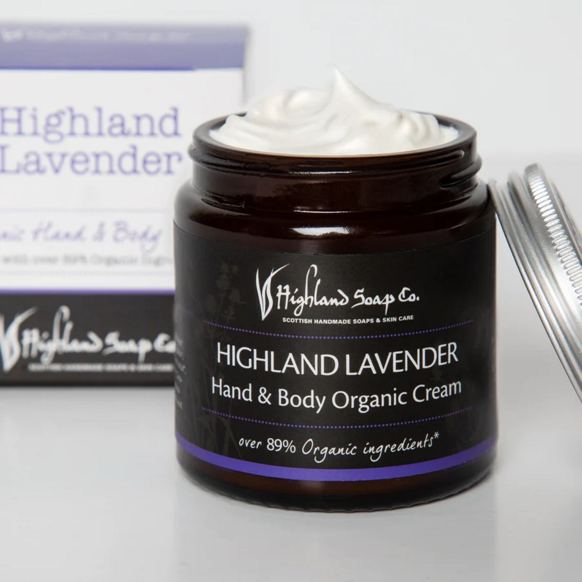 Highland Soap Bio Creme  Highland Lavender (Hochland Lavendel) 120ml