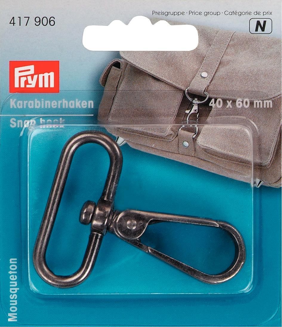 Prym Consumer Europe GmbH-Karabinerhaken 40x60mm alt-silberfarben***_365-417906_