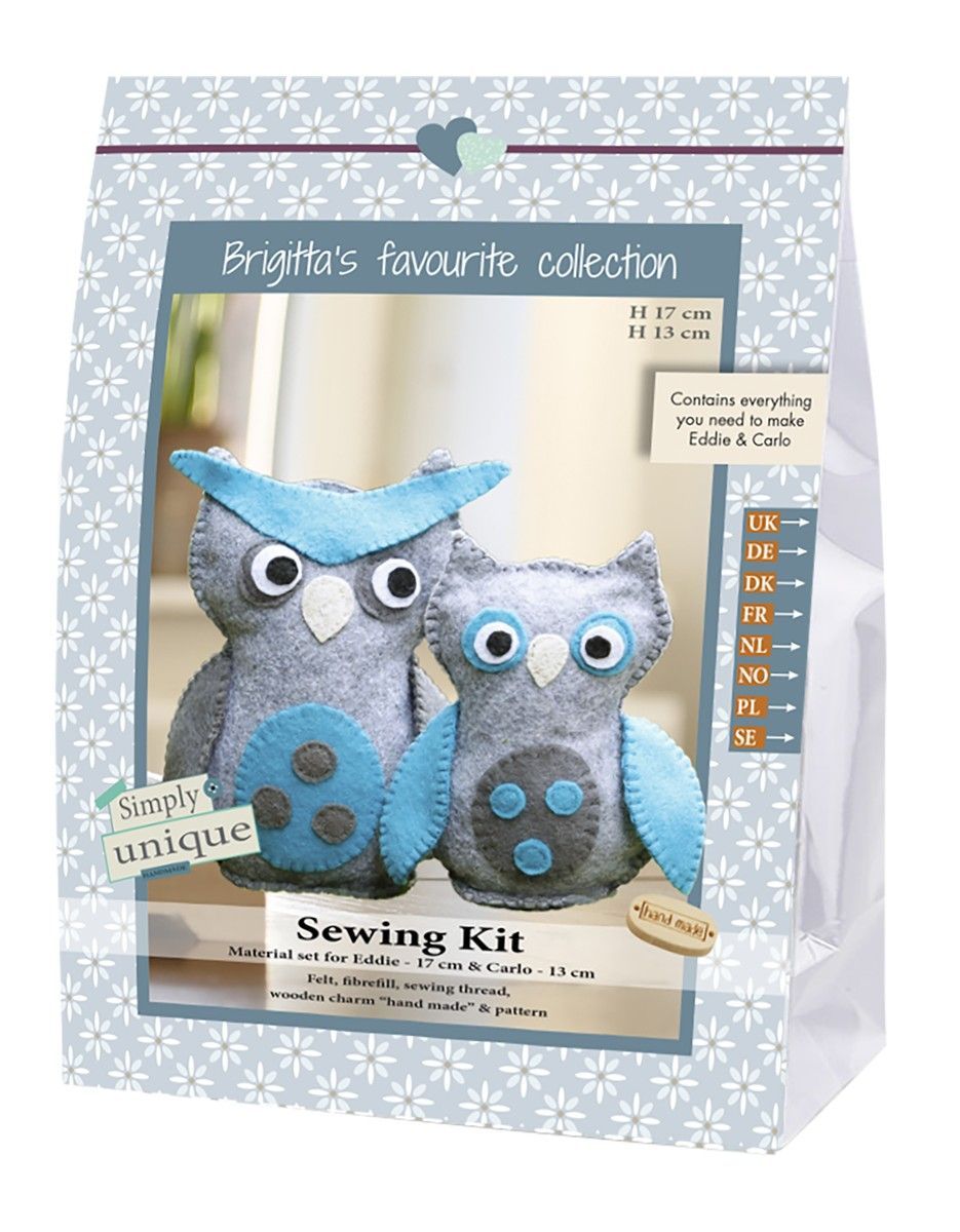 Go Handmade - Owl, Eddie und Carlo 1 Nähset Eddie und Carlo Go Handmade - Owl, Eddie und Carlo 1 Nähset Eddie und Carlo