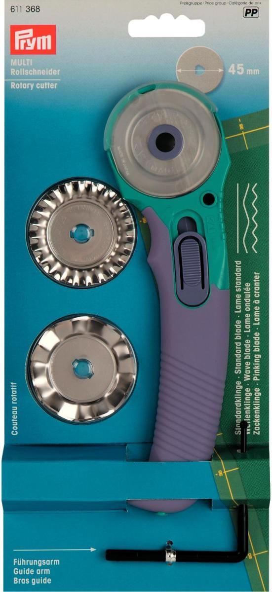 Prym Consumer Europe GmbH-Rollschneid.Multi 45mm, 3Klingen /VE5_365-611368_