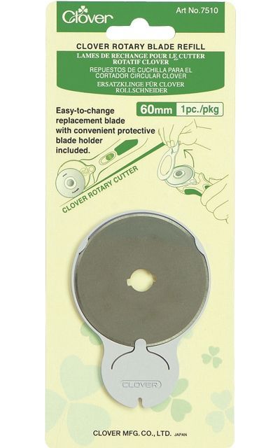 Clover MFG Co.Ltd.-Clover Ersatzklinge 60mm, 1 St /VE3_24-7510_