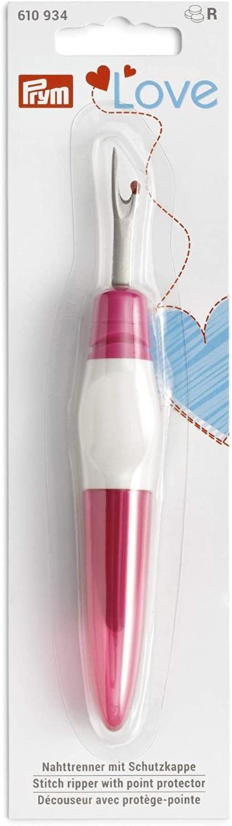 Prym Love Seam Ripper big Ergonomics color pink