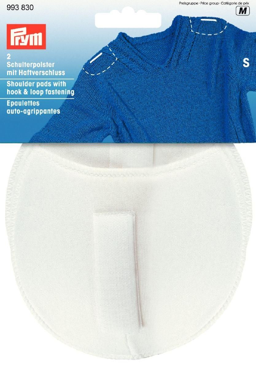 Prym Consumer Europe GmbH-Schulterpolster Raglan Haftverschluß PA S weiß_365-993830_