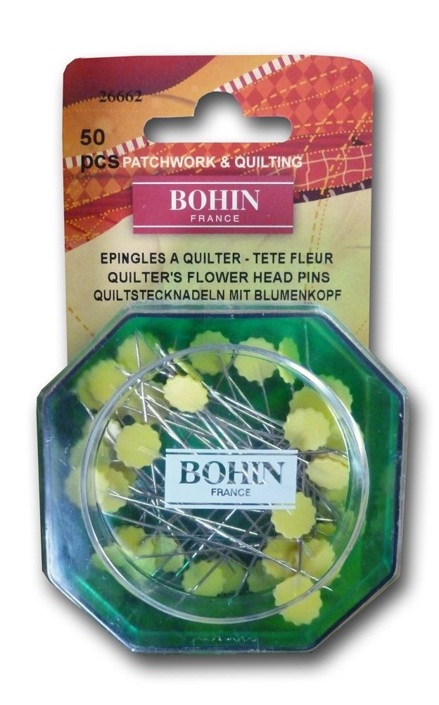 BOHIN France-Bohin Quiltstecknadeln mit Blumenkopf_61-26662_