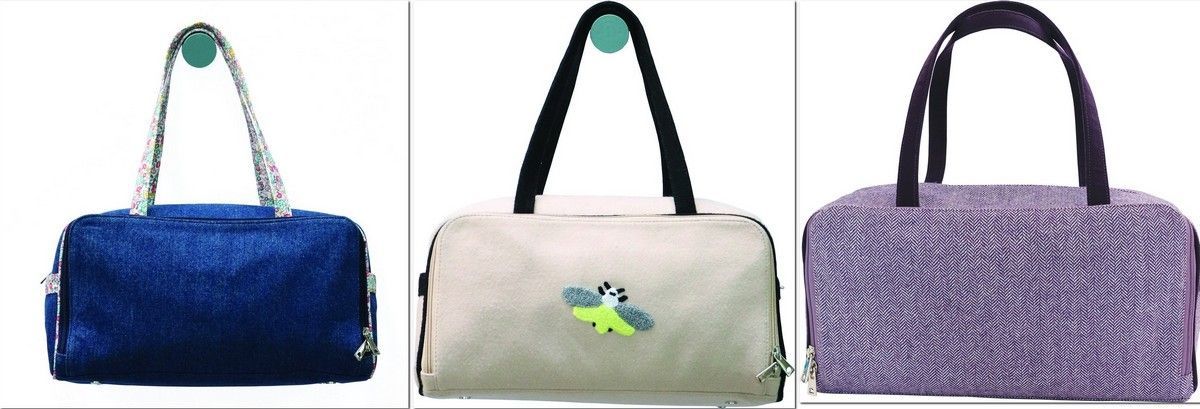 KnitPro Handarbeitstasche - Duffle Bag in 3 unterschiedlichen Farb- und Materialvarianten