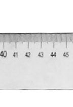 Lineal Leichtmetall cm/mm-Teilung 100cm