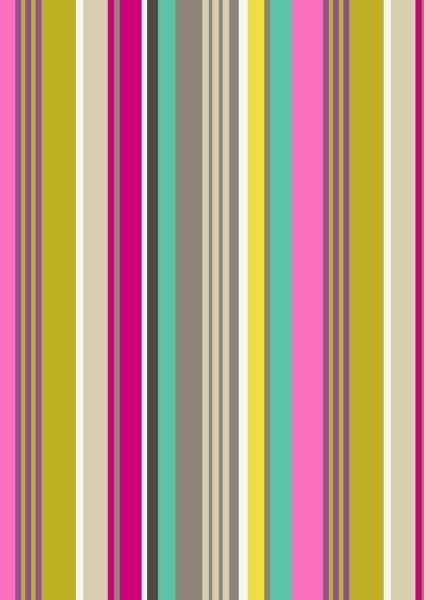 Lewis & Irene Dulce Brasil! Pink & Multi Bahia Stripe 112 cm breit, 100% Baumwolle