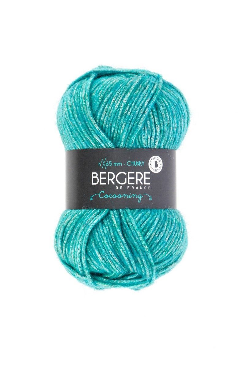 Bergere Cocooning 47% Polyester, 27% Wool 26% Polyacrylic, 125m/50g,  col. Turquoise