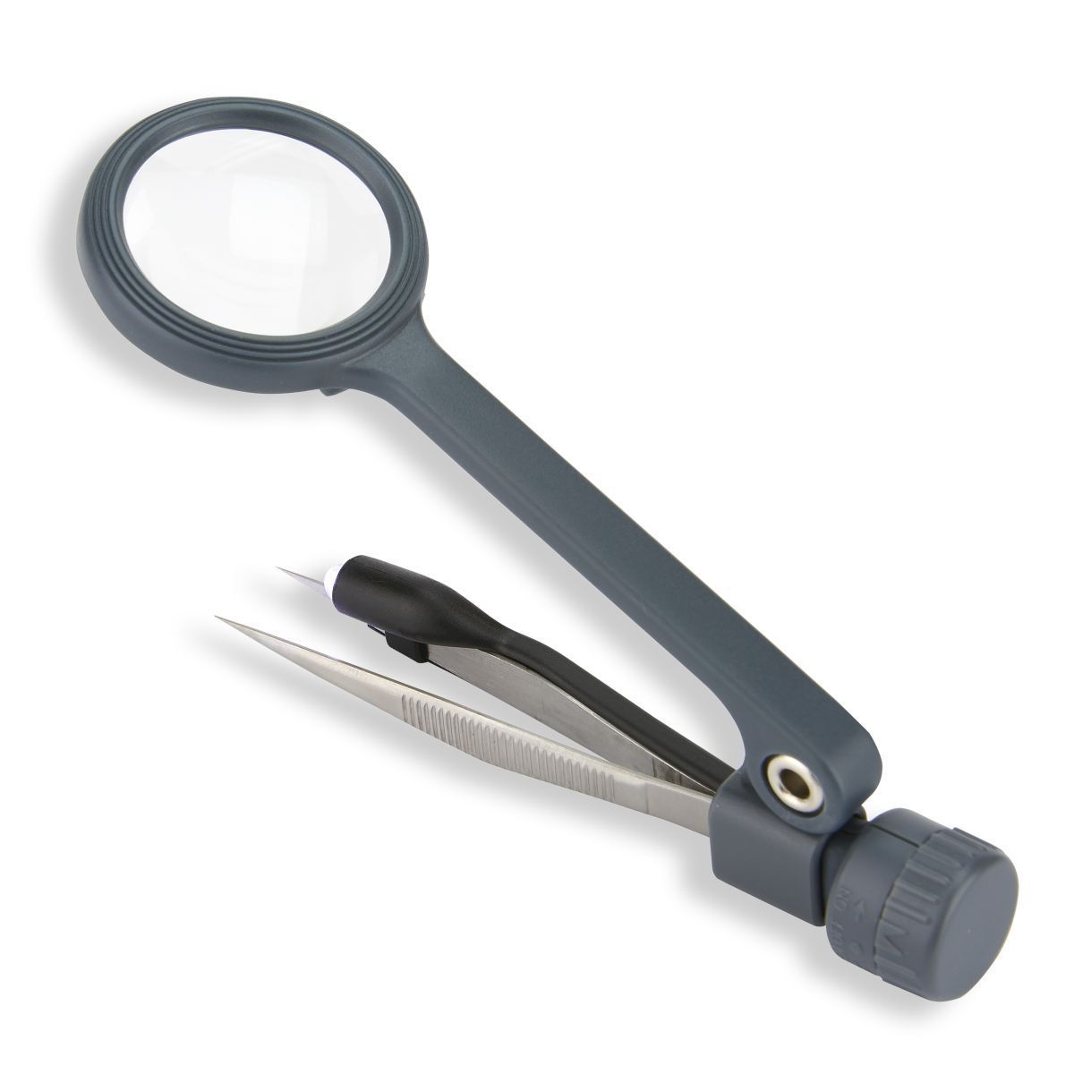 CARSON OPTICAL -MagniGrip, Lupe mit feiner Pinzette_16-00132_