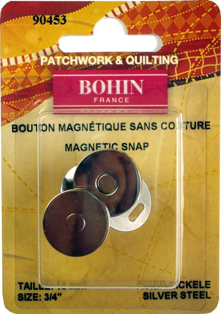 Bohin Magnetic Snap, sew in, 18 mm