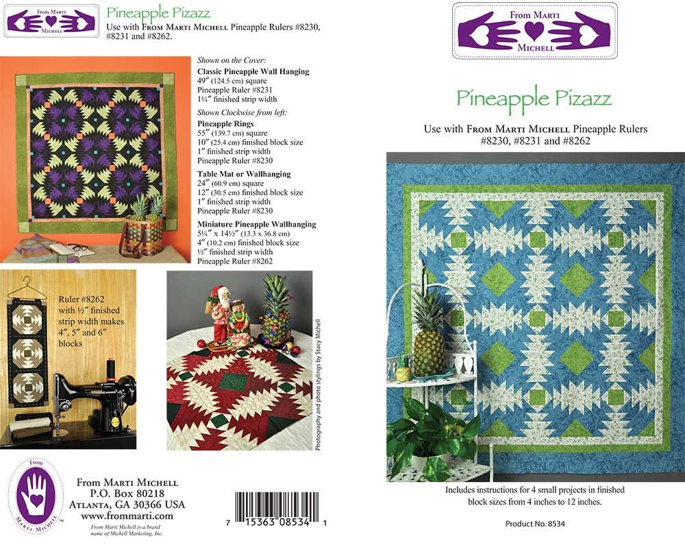 Michell Marketing, Inc.-Marti Michell Pineapple Pizazz Musterheft_29-8534_