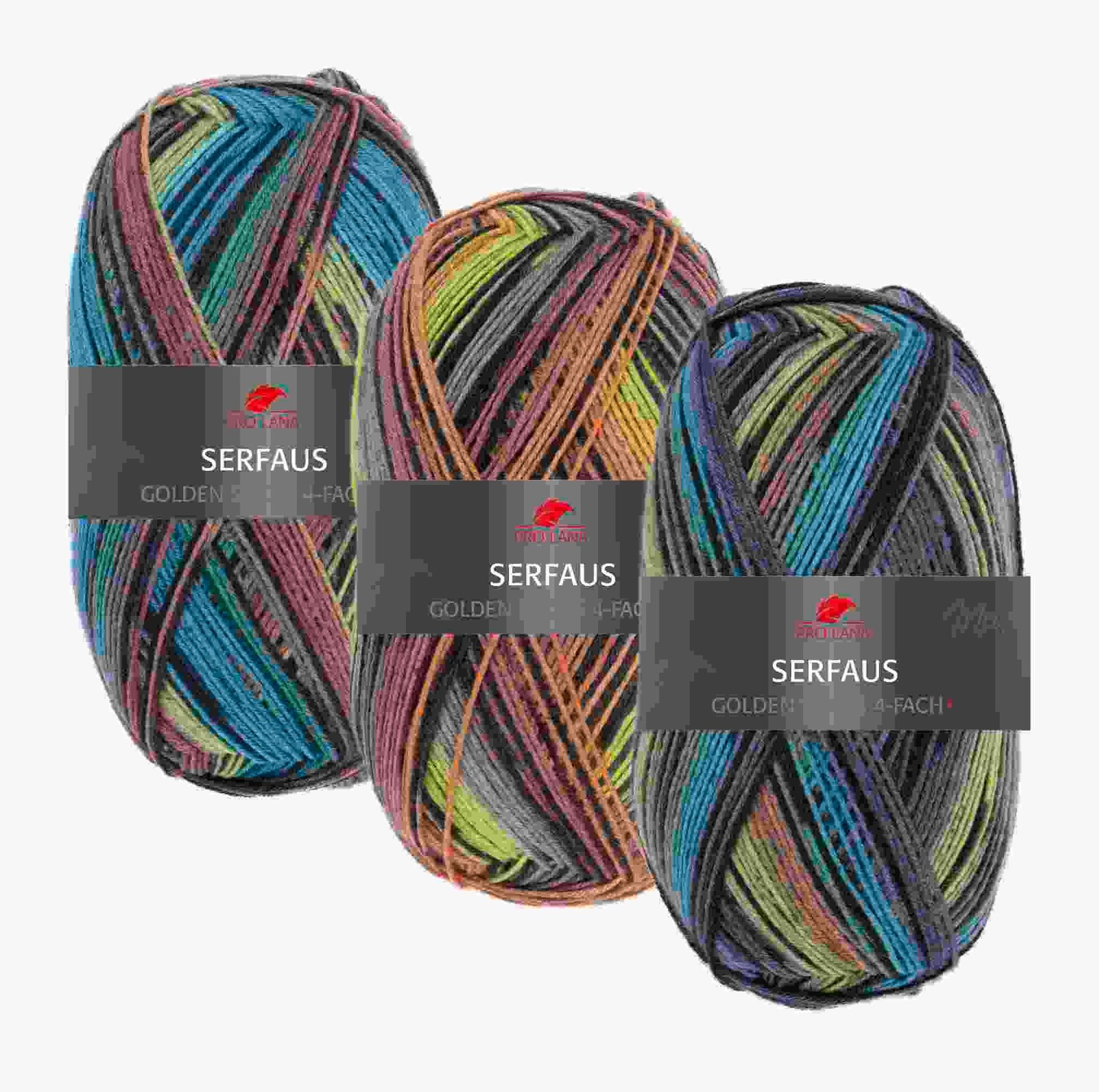 27-8723405_0 PRO LANA Socken Serfaus, 75% Schurwolle / 25% Polyamid, 400m / 100g in verschiedenen Farben