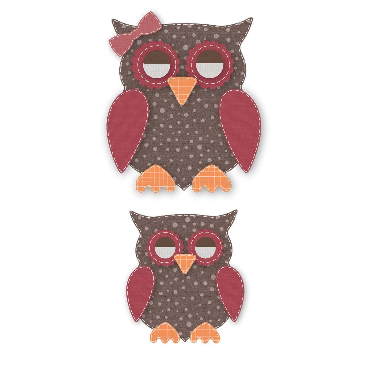 Crafters Edge Die Set Mama & Baby Owl