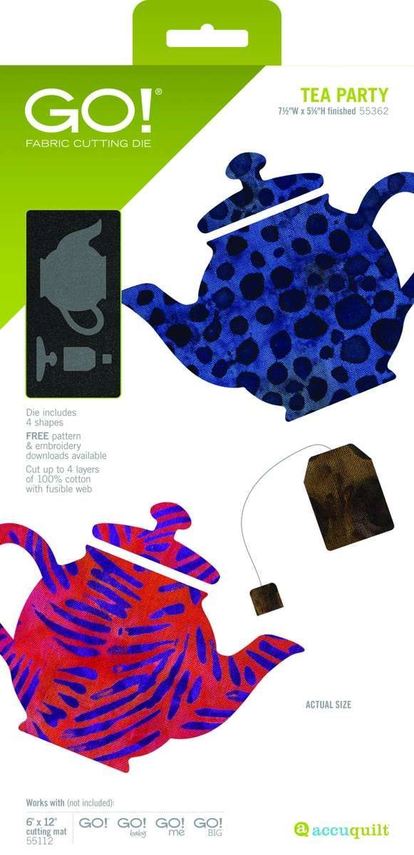 Accuquilt Stanzform Tea Party