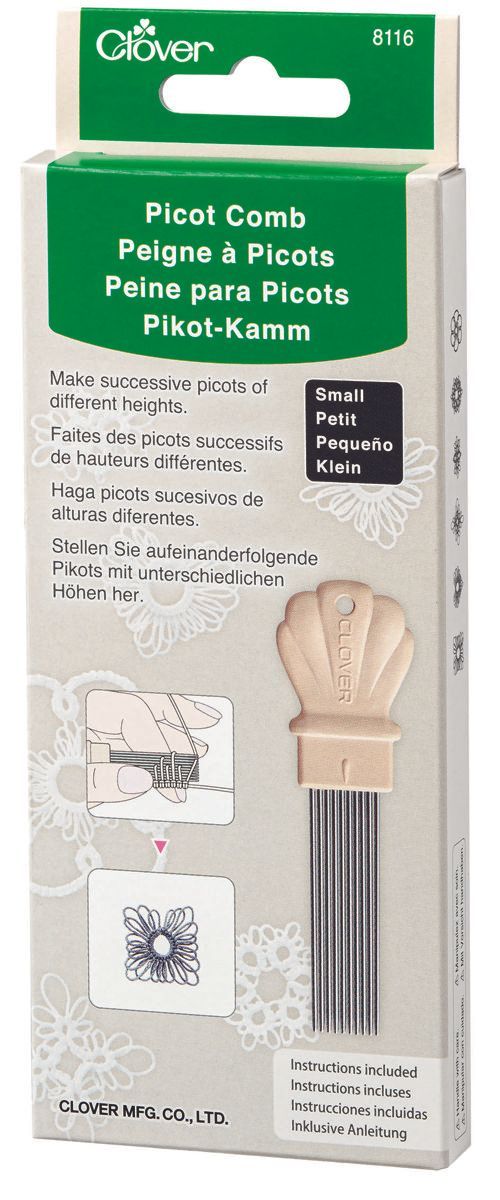 Clover MFG Co.Ltd.-Pikot-Kamm, klein_24-8116_