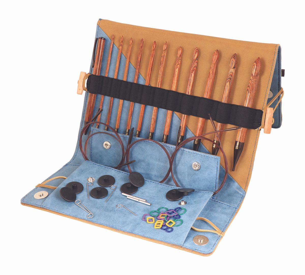 KnitPro Crochet Hooks Set Ginger Afghan/Tunesian B-STOCK