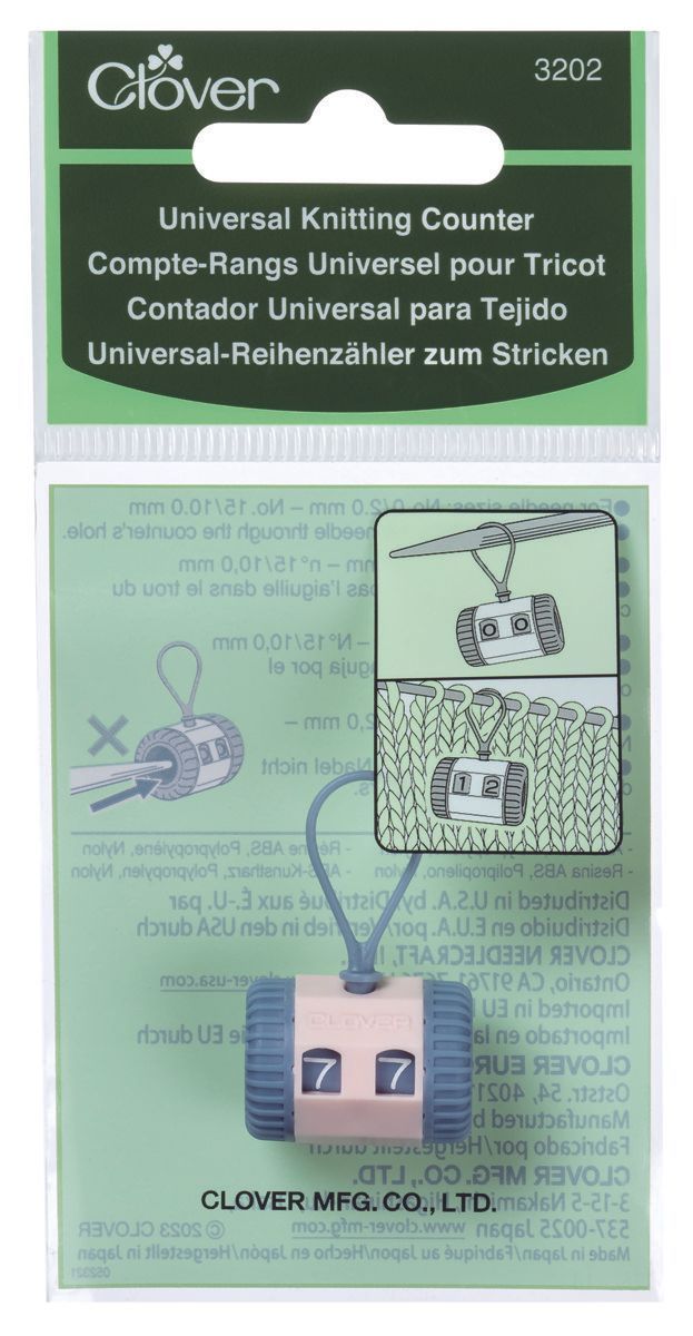 Universalreihenzähler  zum Stricken