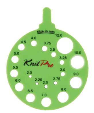 KnitPro International-KnitPro Nadelgrößenschablone rund_26-109910_