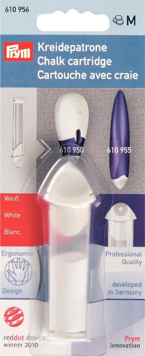 Prym Consumer Europe GmbH-Kreidepatrone weiß ergonomic_365-610956_