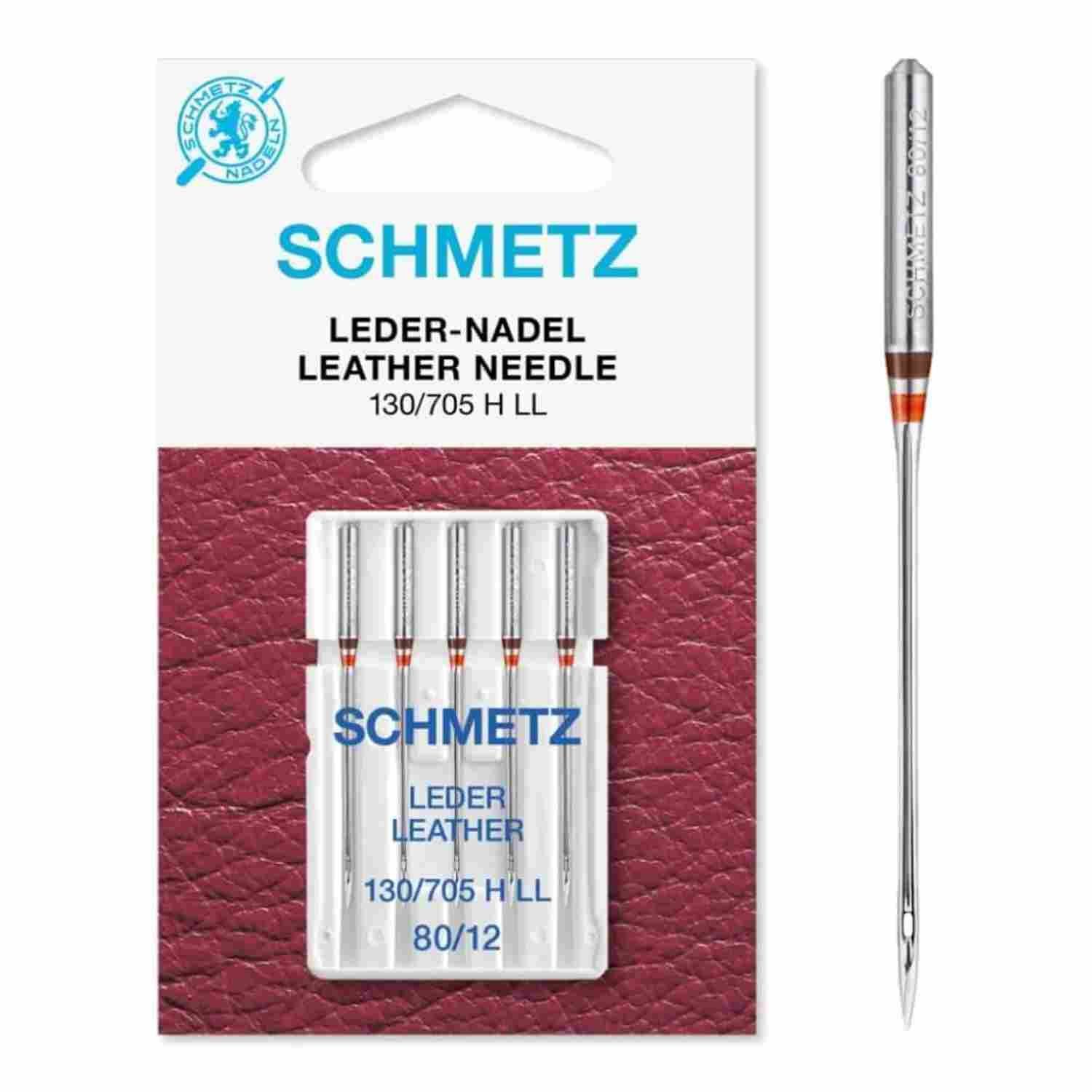 Schmetz-Nähmasch.-Nadel Schmetz LEDER 130/705H LL_366-130-80-12L_