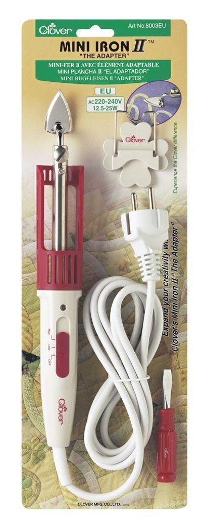 Clover MFG Co.Ltd.-Clover Mini-Bügeleisen II /VE3_24-EU8003_