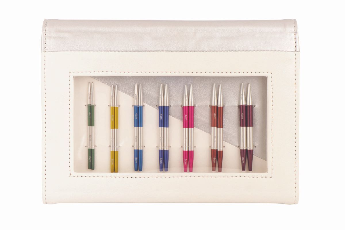 KnitPro wechselbare Nadelspitzen Set SmartStix Deluxe Set KURZE Spitzen (8cm)