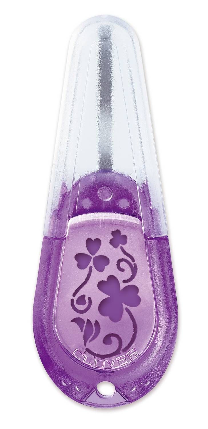 Clover MFG Co.Ltd.-Stickgarn-Einfädler lila_24-8612_