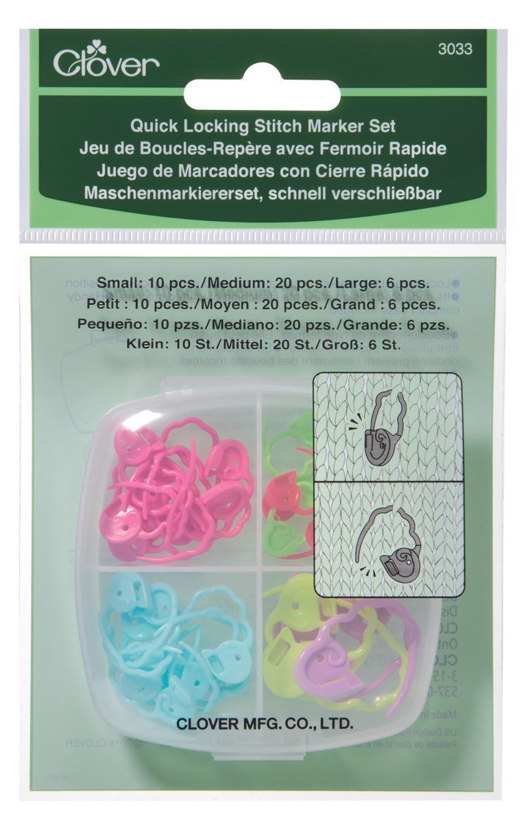 Clover MFG Co.Ltd.-Maschenmarkierset, schnell verschließbar_24-3033_