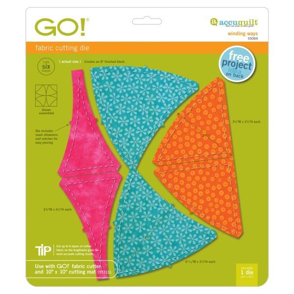 Accuquilt-Accuquilt Stanzform Winding Ways_28-55069_