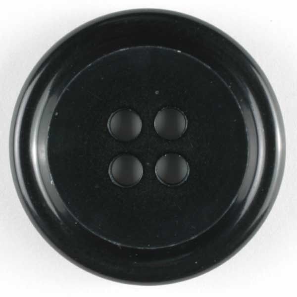 Knopffabrik Hans Dill KG-Modeknopf Größe 20 mm schwarz_33-230718_