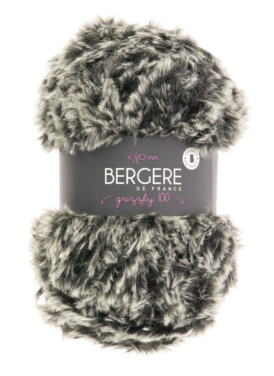 BERGERE de France-Bergere Grizzly 100, 100% Polyester, Fb. Neutre_63-10485_