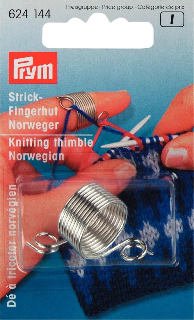 Prym Consumer Europe GmbH-Strickfingerhut Norweger MET silberfarbig_365-624144_