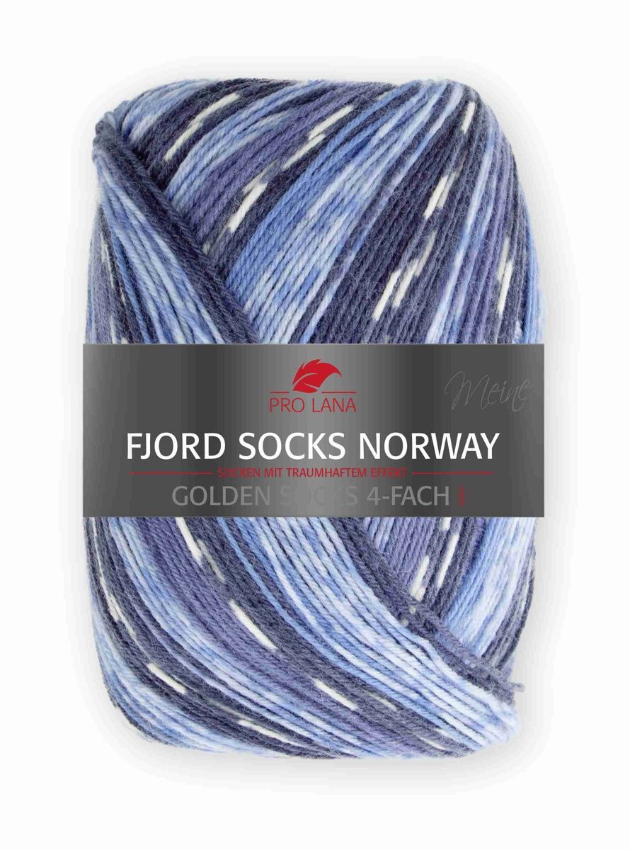 PRO LANA Fjord Socks Norway 4-fach 75% Wolle, 25% Polyamid PRO LANA Fjord Socks Norway 4-fach 75% Wolle, 25% Polyamid