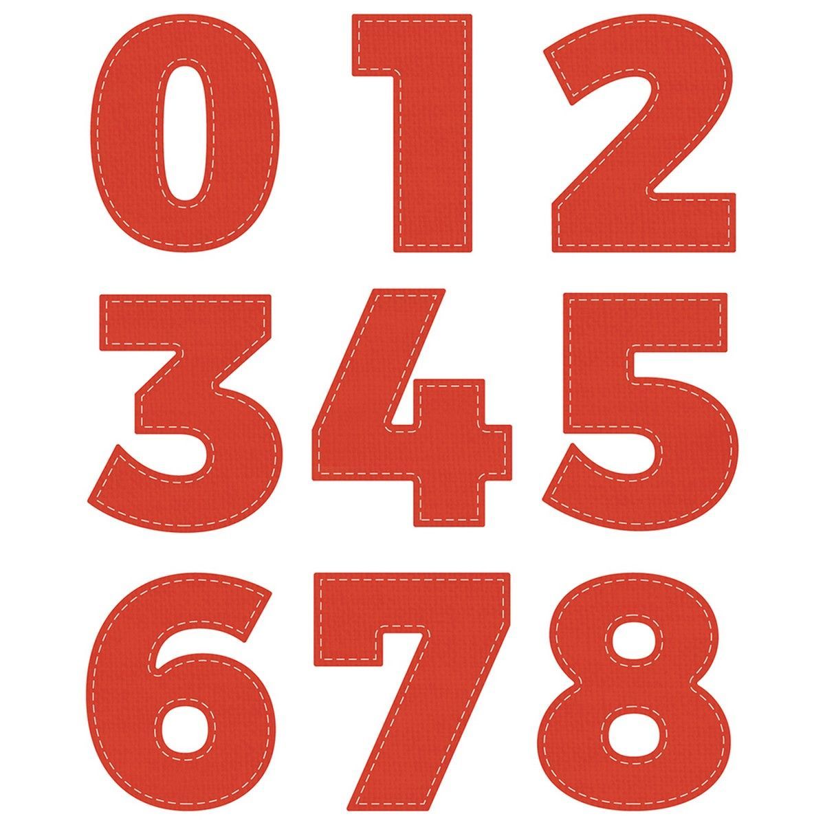 Crafters Edge Stanzform Set Zahlen von 0-9 Crafters Edge Stanzform Set Zahlen von 0-9